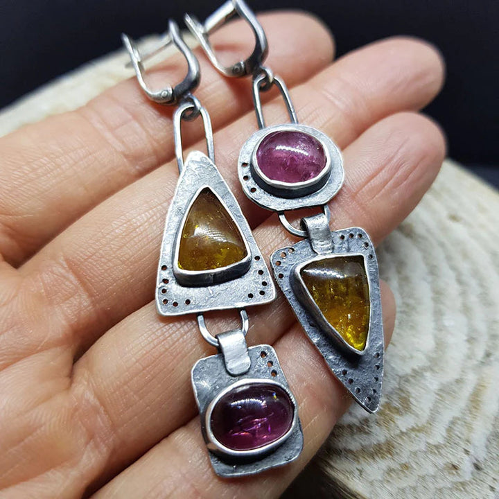 Retro Geometric Earrings