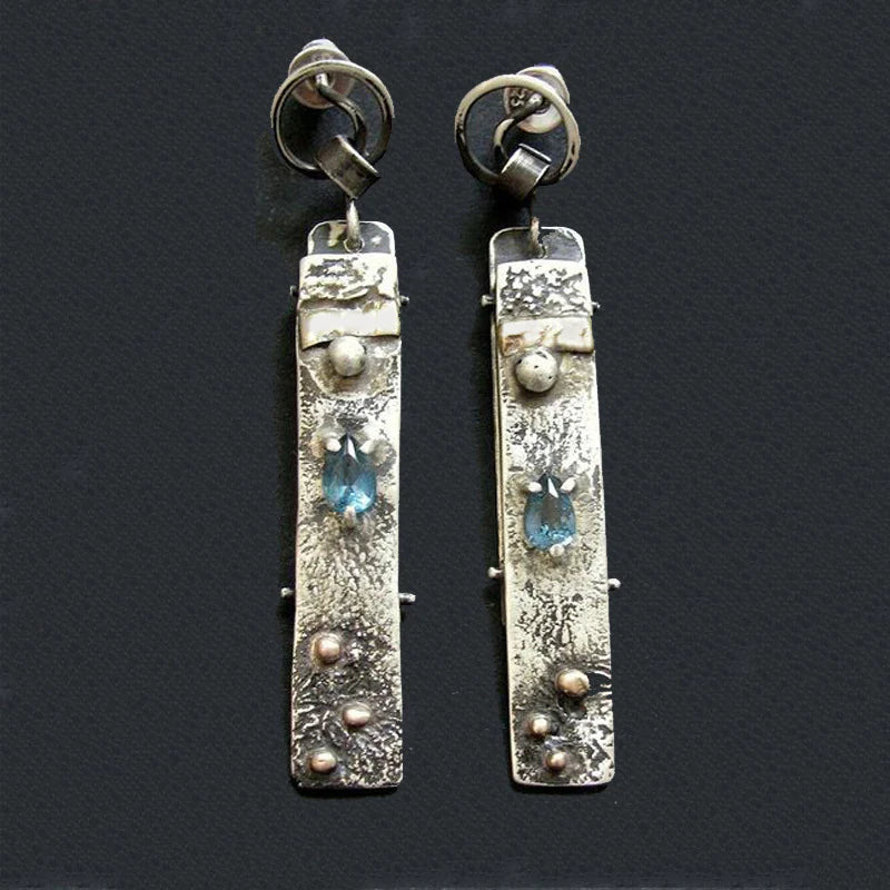 Artisan Blue Stone Earrings