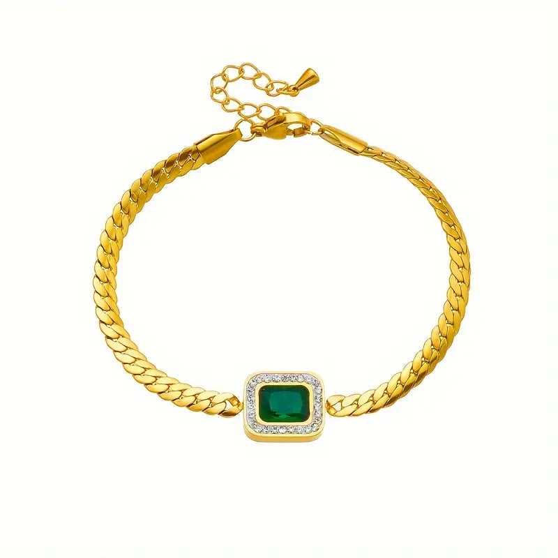 Joana Emerald Green Bracelet