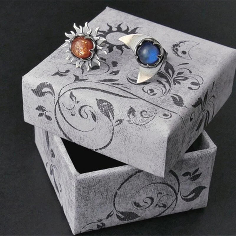 Celestial Sun and Moon Earrings