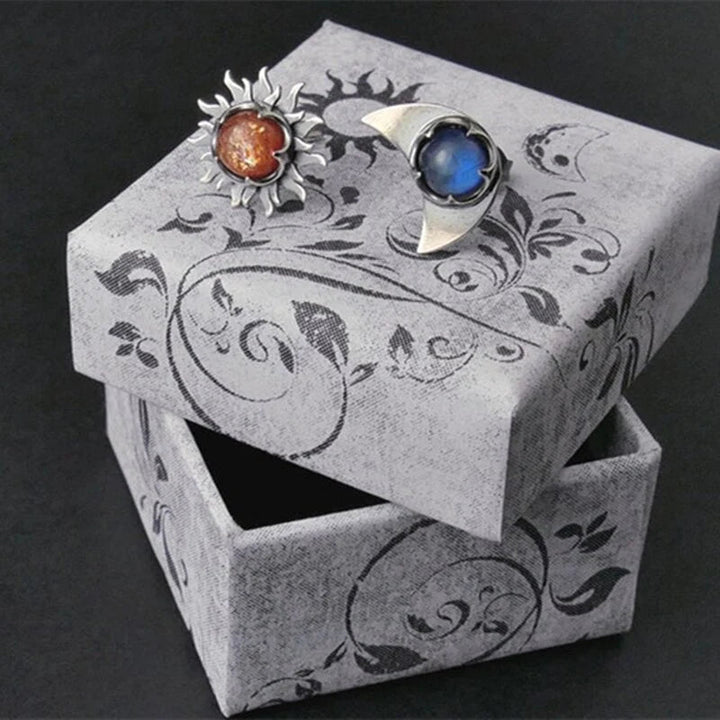 Celestial Sun and Moon Earrings