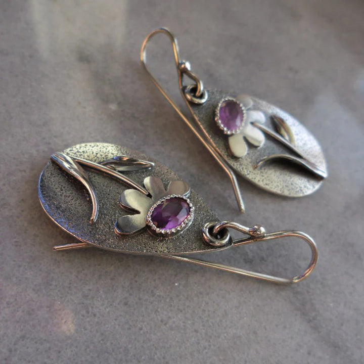 3D Floral Retro Earrings