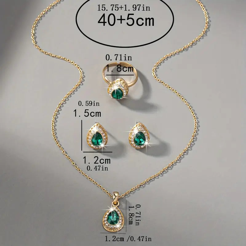 Valentina Emerald Jewelry Collection