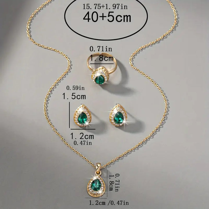 Valentina Emerald Jewelry Collection