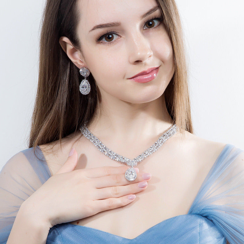 Celestial Jewelry Set: Earrings & Necklace