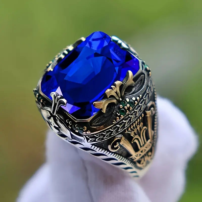 Sapphire Gold Ring