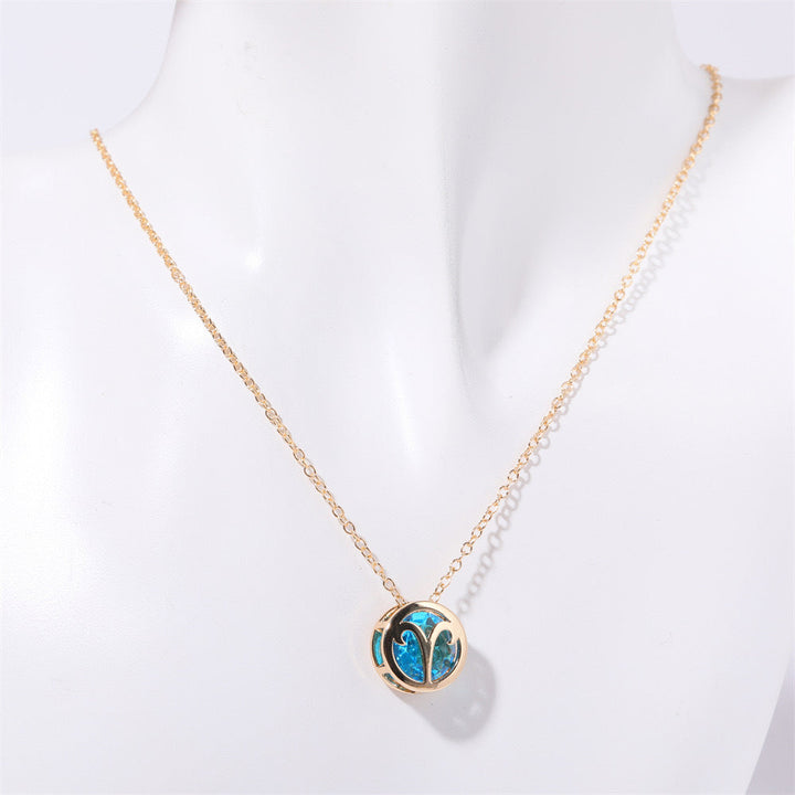 Reversible Zodiac Necklace