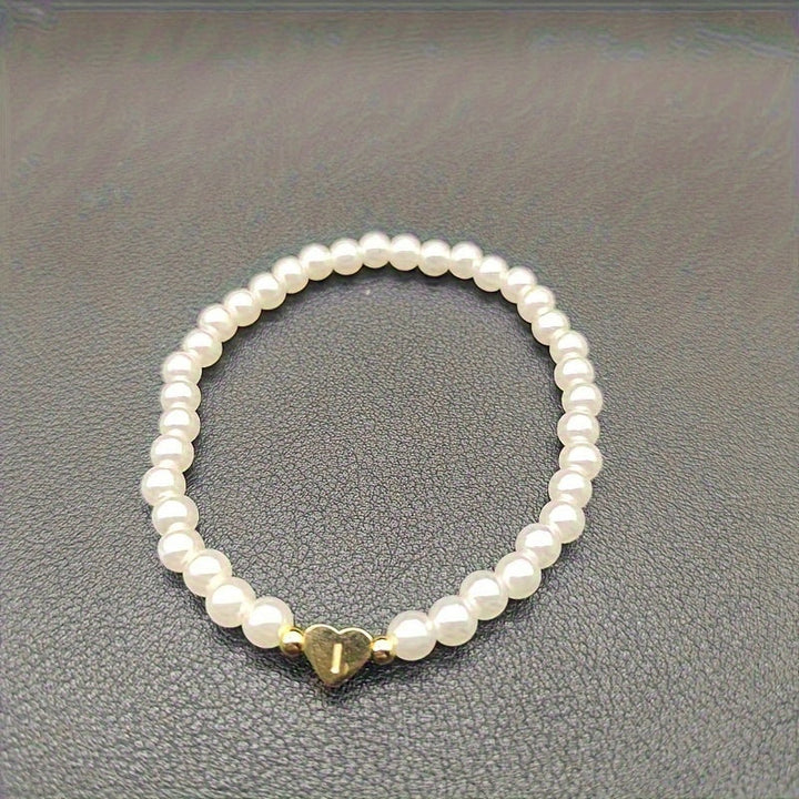 Charming Initial Heart Bracelet