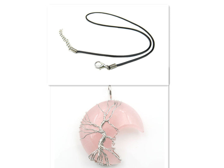 Moonstone Tree of Life Pendant Necklace