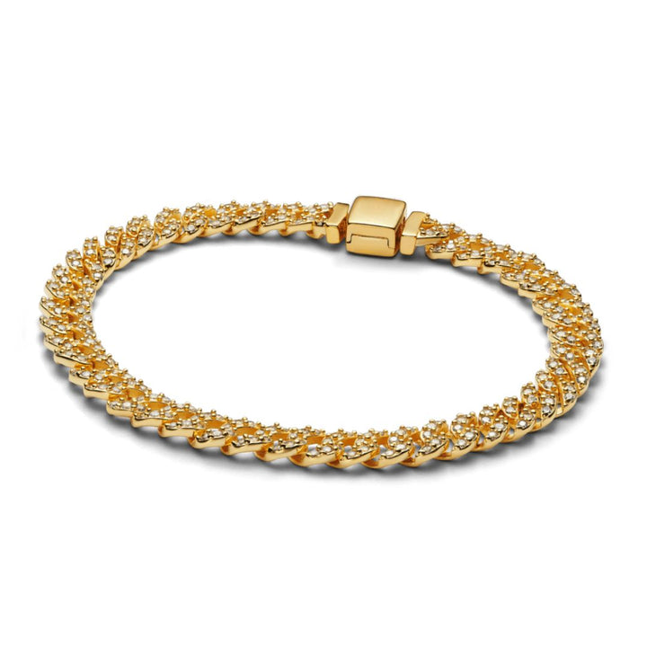 Pavé Gold Cuban Bracelet
