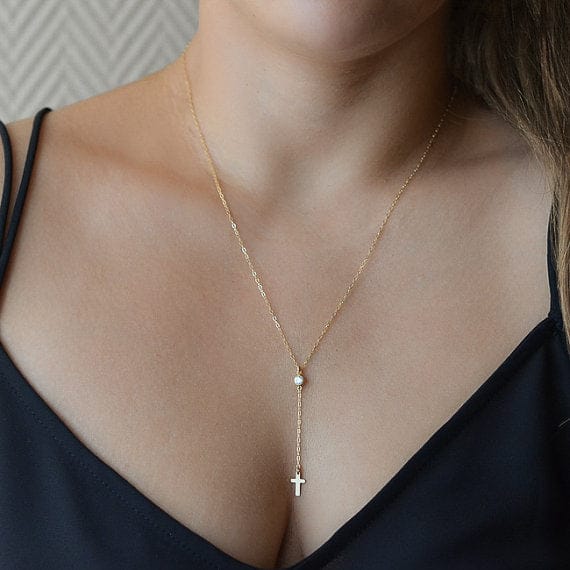 Petite Jesus Cross Pendant