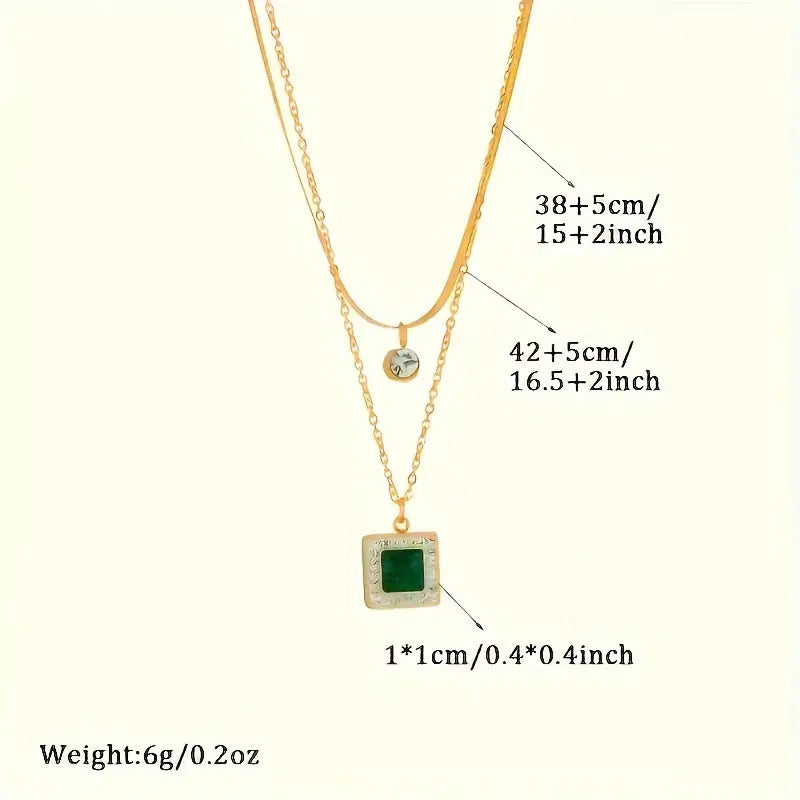 Emerald Tirena Necklace