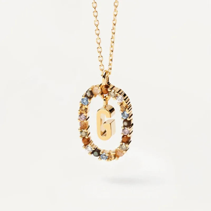 Chic Multicolor Stone Necklace