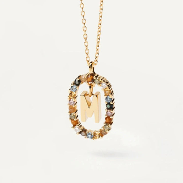 Chic Multicolor Stone Necklace
