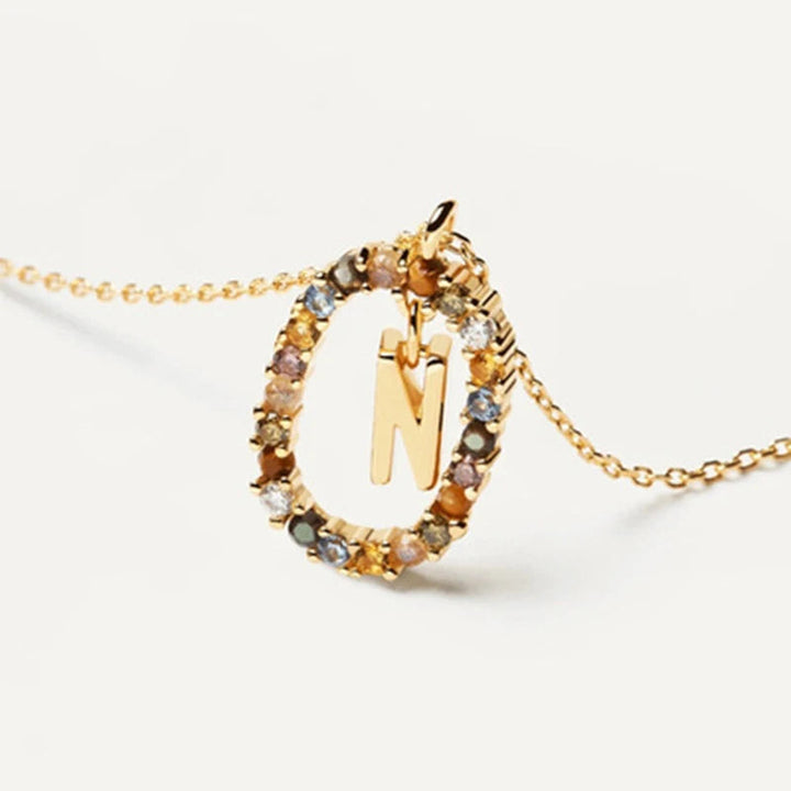 Chic Multicolor Stone Necklace