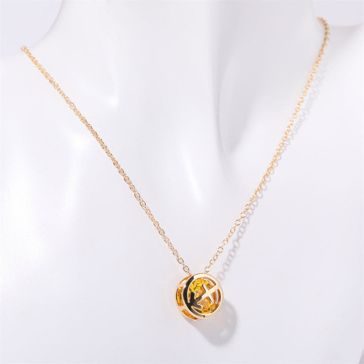 Reversible Zodiac Necklace