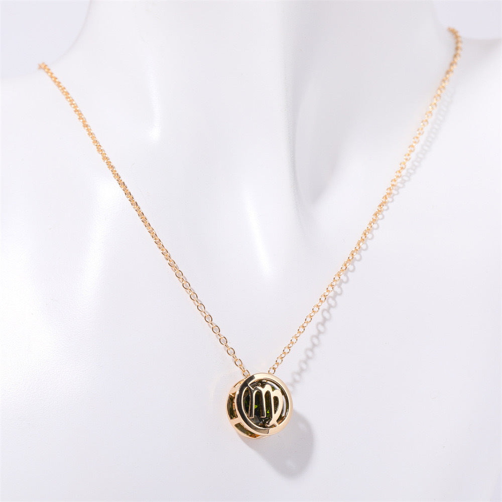 Reversible Zodiac Necklace