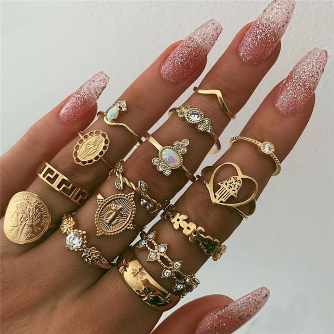 Exclusive Premium Ring Set: 8 to 12 Rings