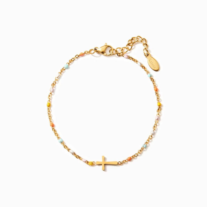 Elegant Minimalist Cross Bracelet