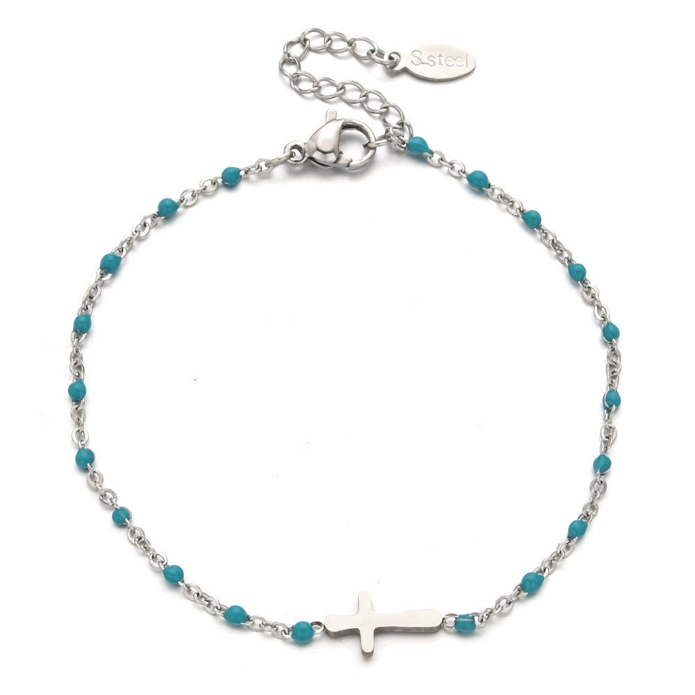 Elegant Minimalist Cross Bracelet