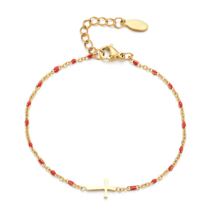 Elegant Minimalist Cross Bracelet