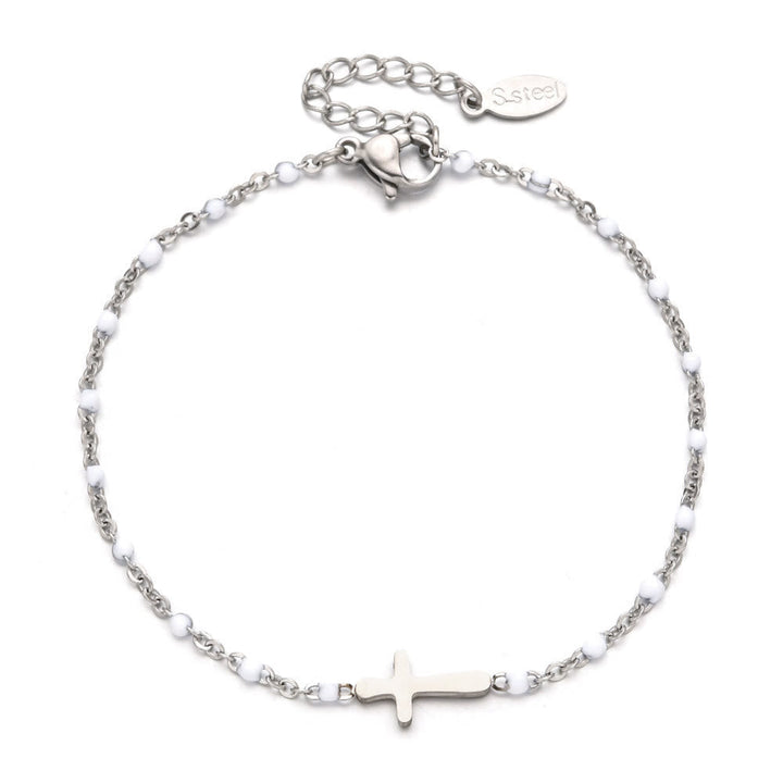 Elegant Minimalist Cross Bracelet
