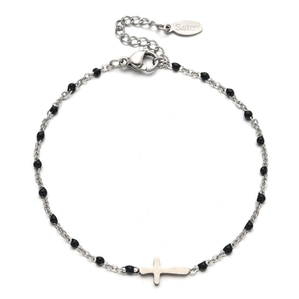 Elegant Minimalist Cross Bracelet