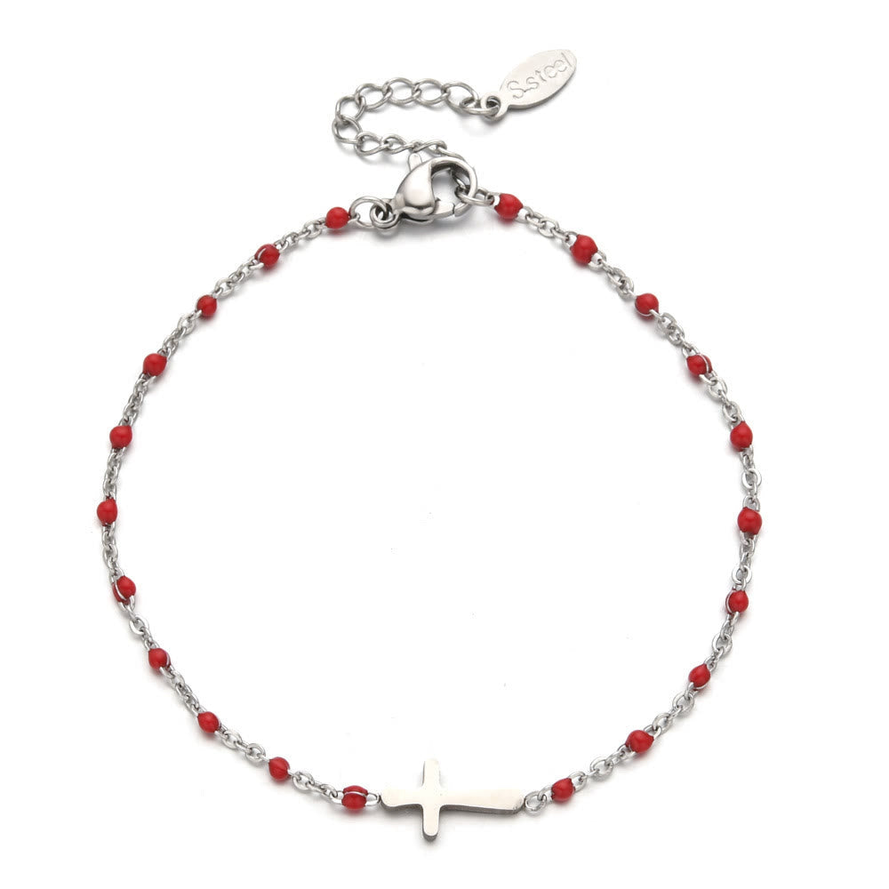 Elegant Minimalist Cross Bracelet
