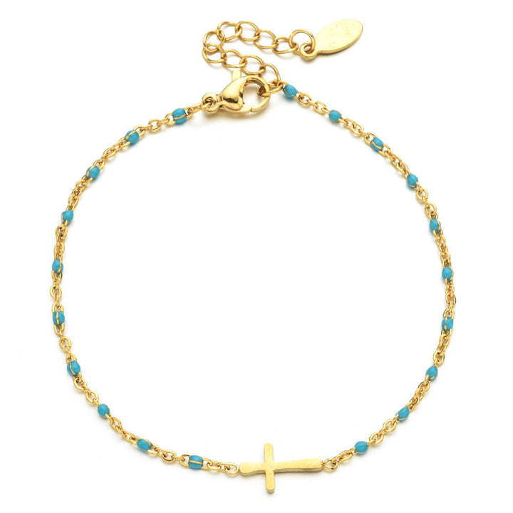 Elegant Minimalist Cross Bracelet