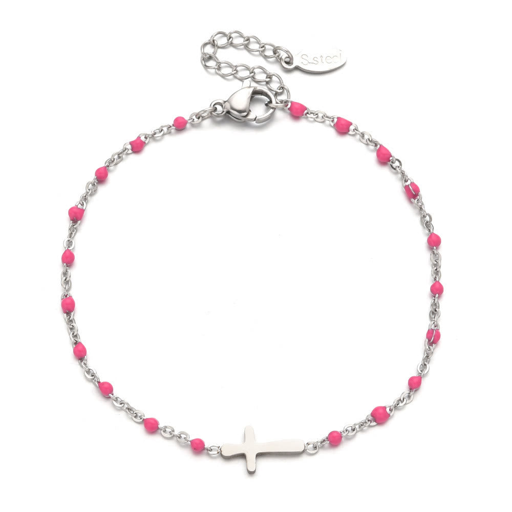 Elegant Minimalist Cross Bracelet