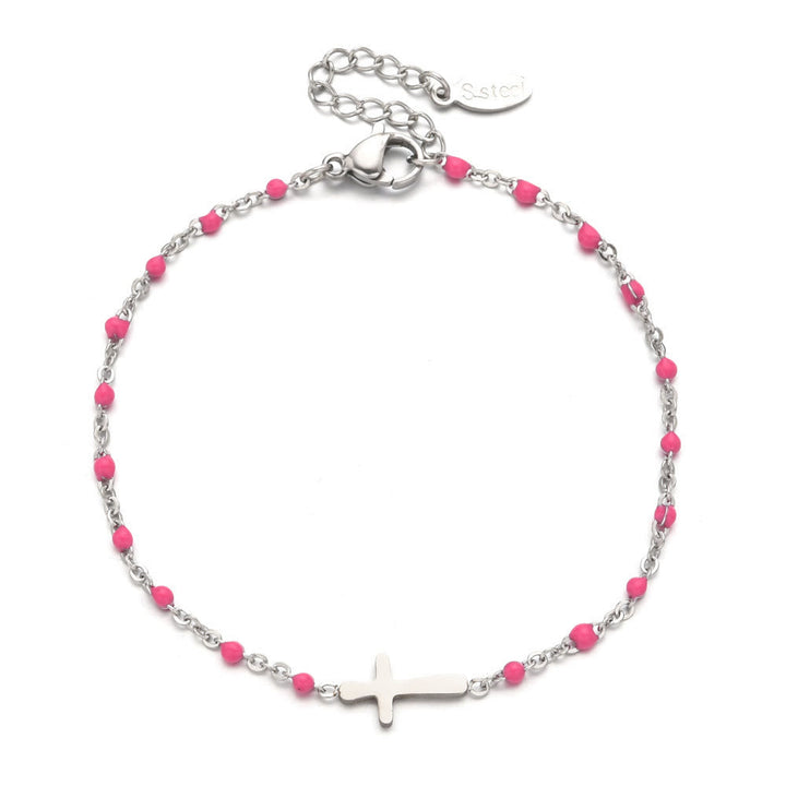 Elegant Minimalist Cross Bracelet