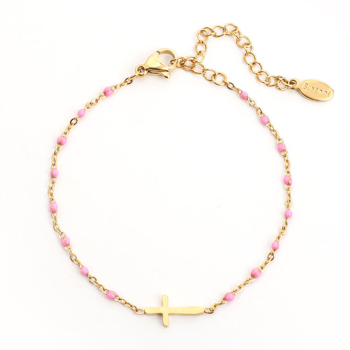 Elegant Minimalist Cross Bracelet