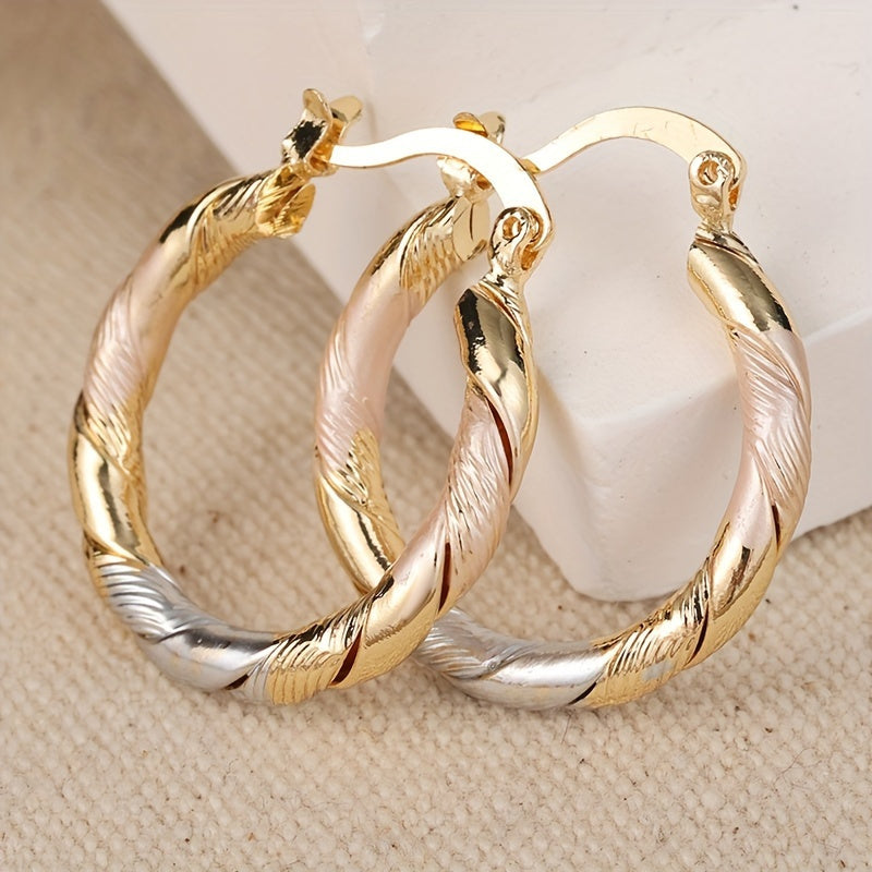 Classic Round Vintage Hoop Earrings