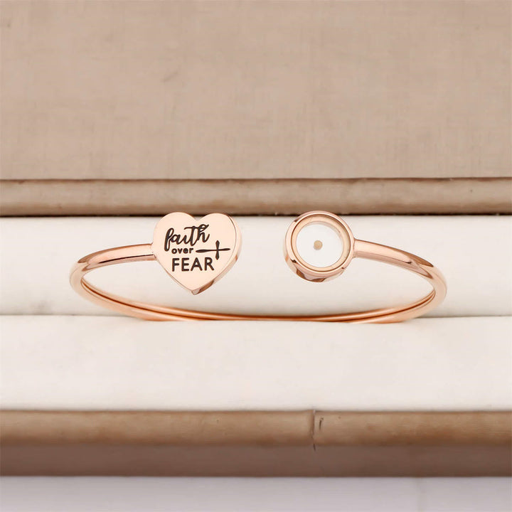 Faith Over Fear Mustard Seed Bracelet - Available in 3 Colors: A Daily Reminder of Hope