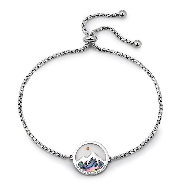 Mustard Seed Mountain Bracelet: Two Colors for Everyday Faith