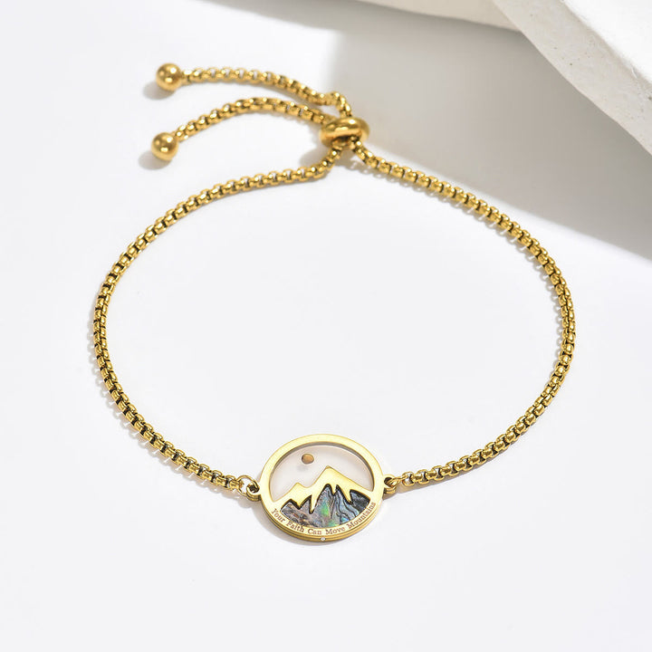 Mustard Seed Mountain Bracelet: Two Colors for Everyday Faith