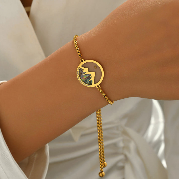 Mustard Seed Mountain Bracelet: Two Colors for Everyday Faith