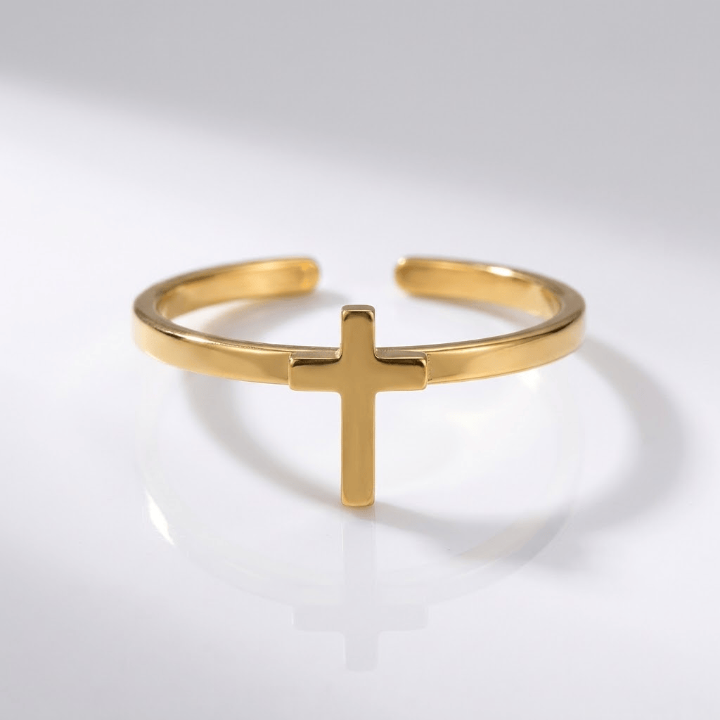 Adjustable Upper Ring with Cross Design