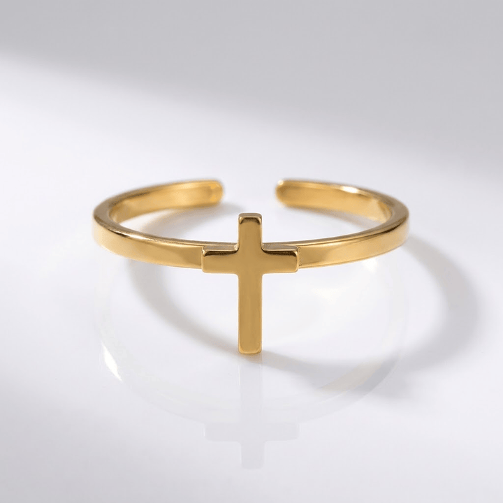 Adjustable Upper Ring with Cross Design