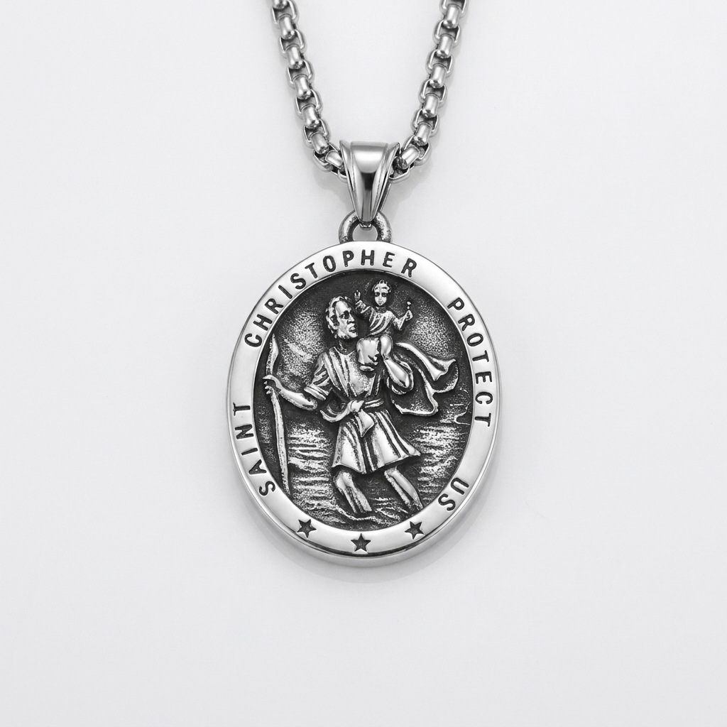 San Cristóbal Medal Necklace