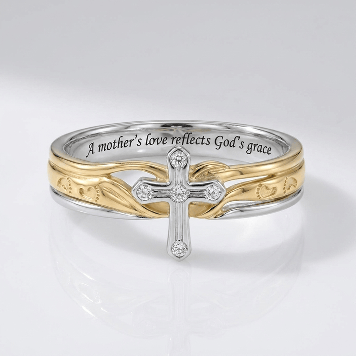 Mother's Love Silver & Gold Ring