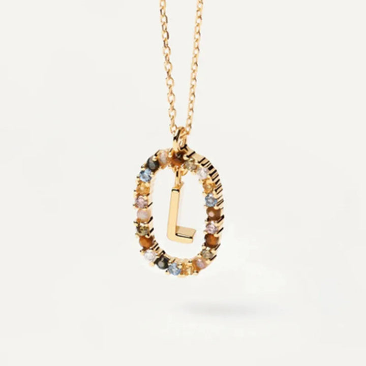 Chic Multicolor Stone Necklace