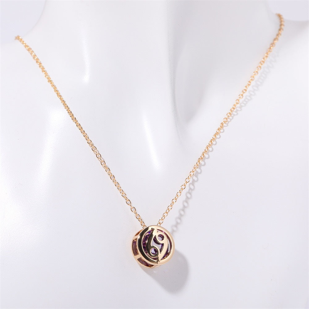 Reversible Zodiac Necklace