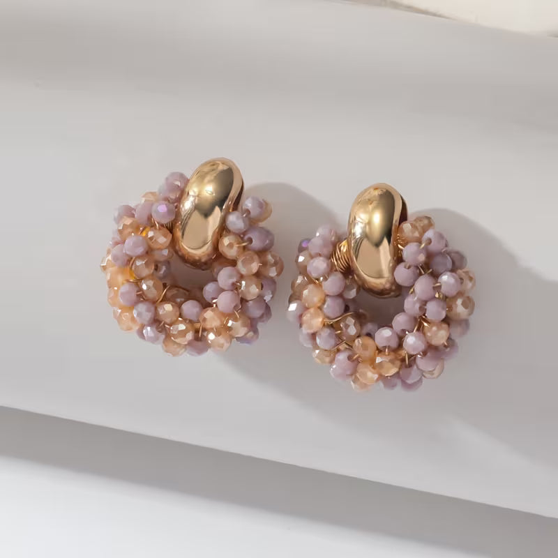 Handcrafted Bohemian Beaded Earrings