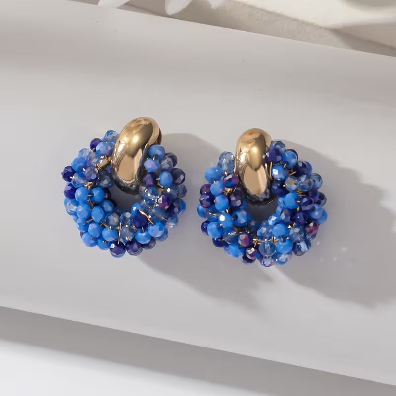 Handcrafted Bohemian Beaded Earrings
