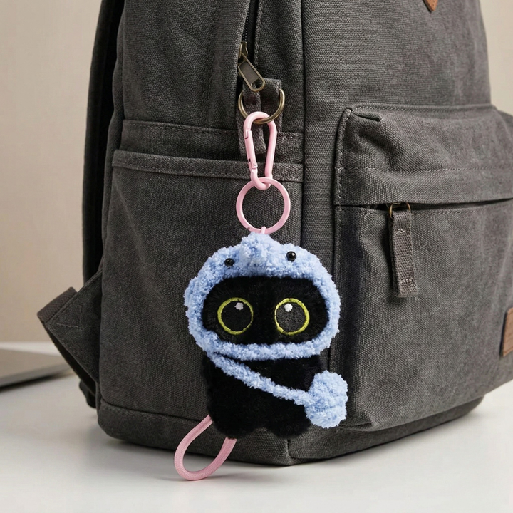 Charming Blue Bunny Keychain - Pretty Kitty Collection