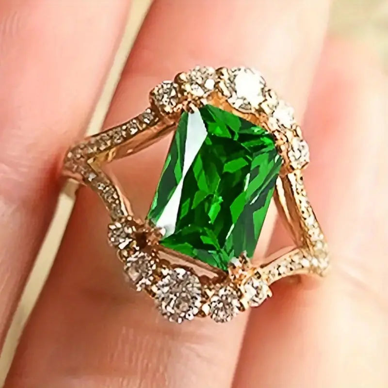 Celestial Emerald Ring" can be rewritten as "Starlit Emerald Ring.