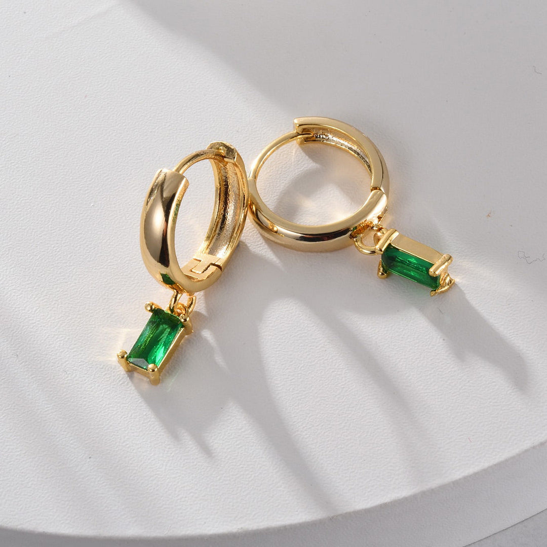 Elegant Emerald Luisa Earrings