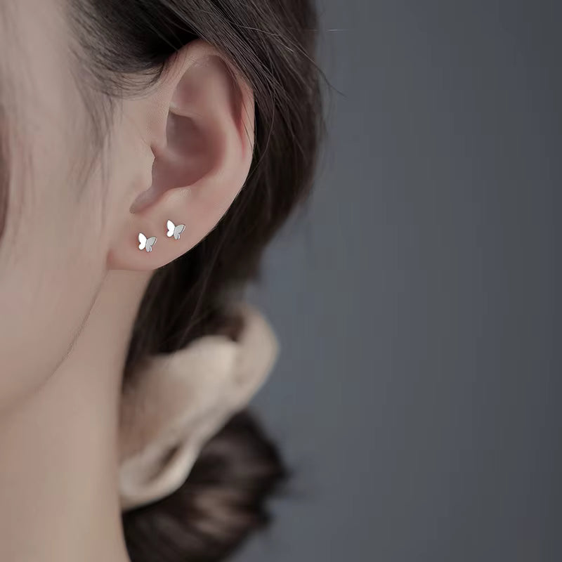 Delicate Butterfly Stud Earrings