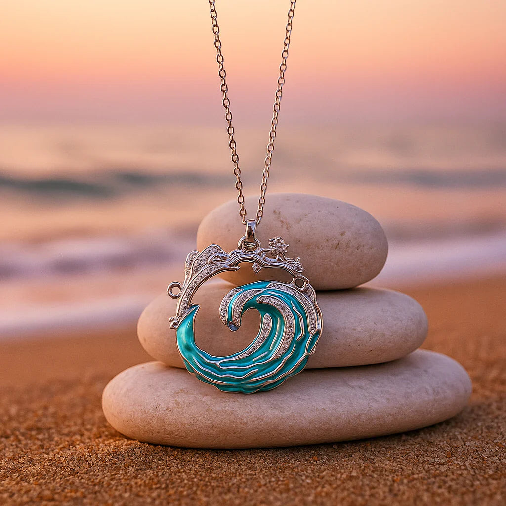 Elegant Ocean Promise Necklace